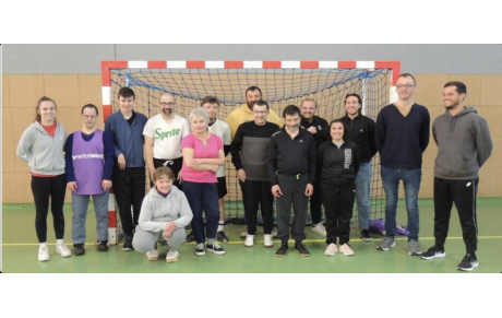 Le hand adapté a ses adeptes dans le club 